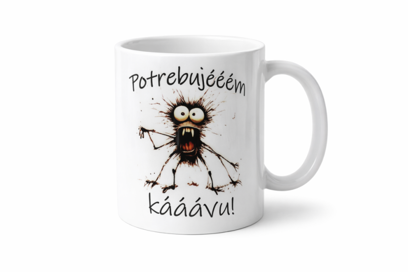 Hrnček Potrebujem kávu