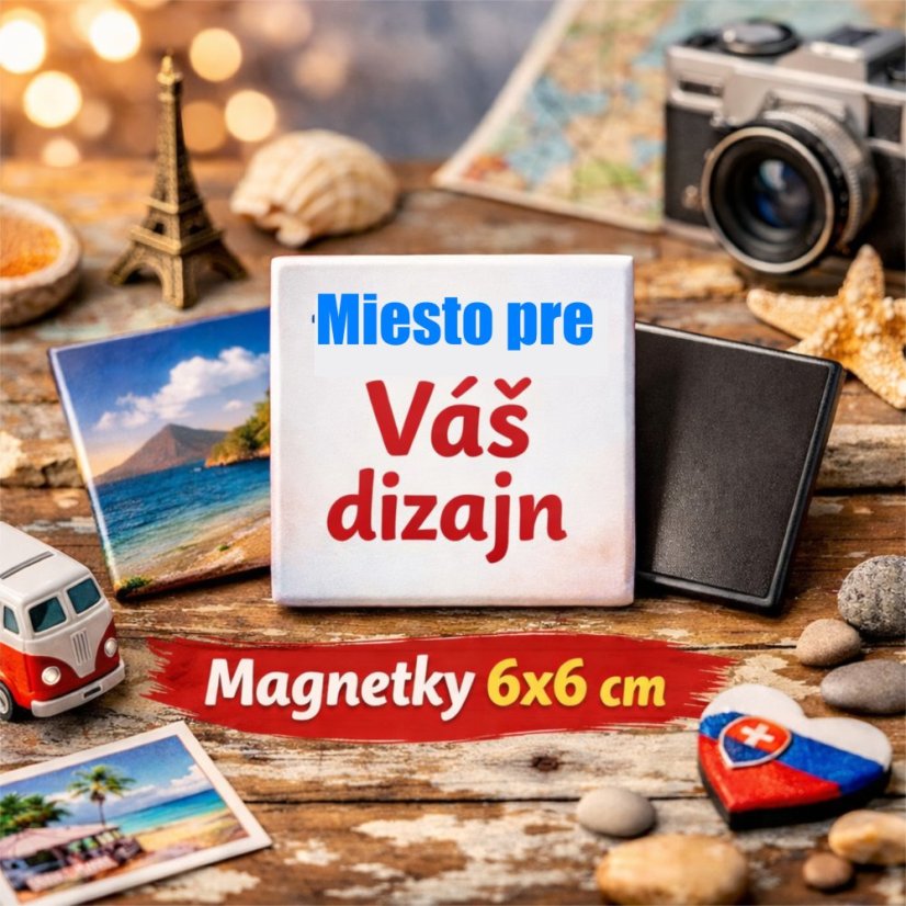 Magnetka 6x6cm